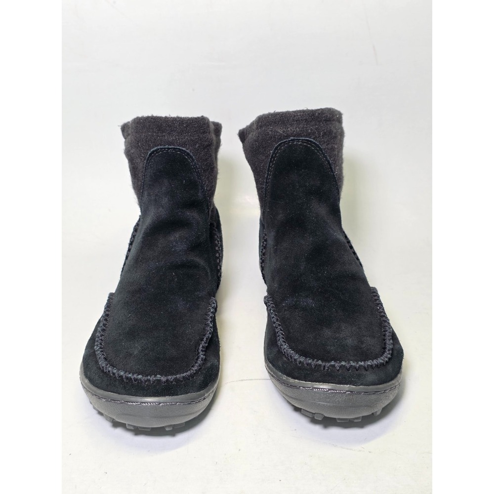 Columbia Omni Women's Boots Size 7 UK 5 EU 38 Black Suede Pull On Shoes YL5158 - Picture 8 of 14